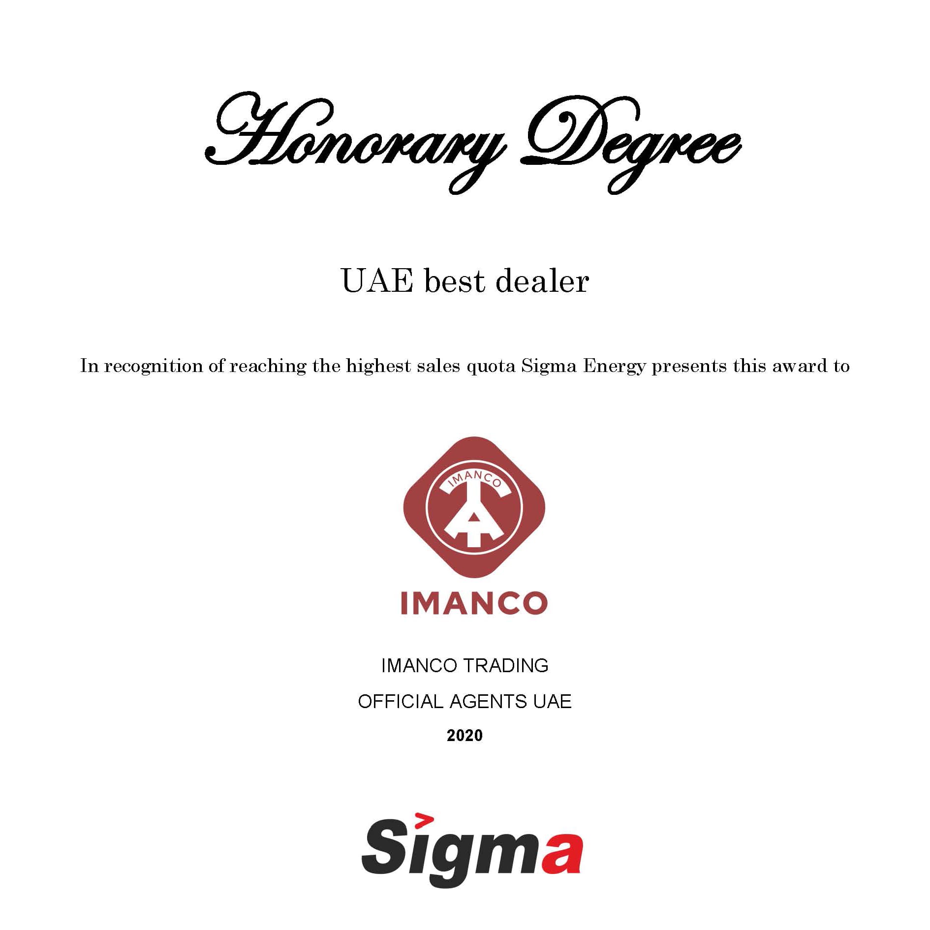 Honorary Degree